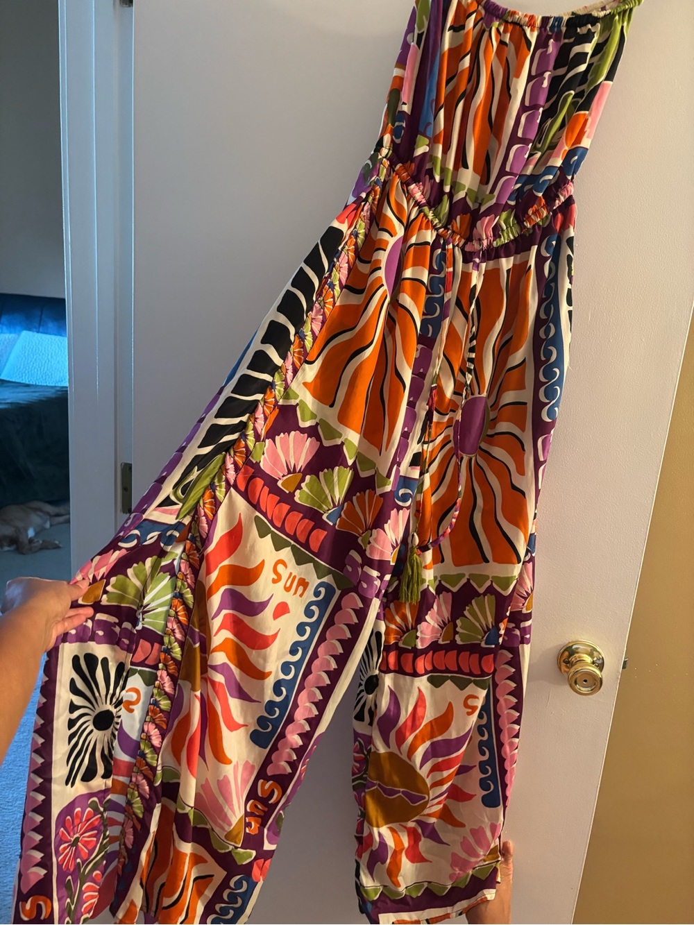 True Destination Colorful Jumpsuit - Picture 3 of 8